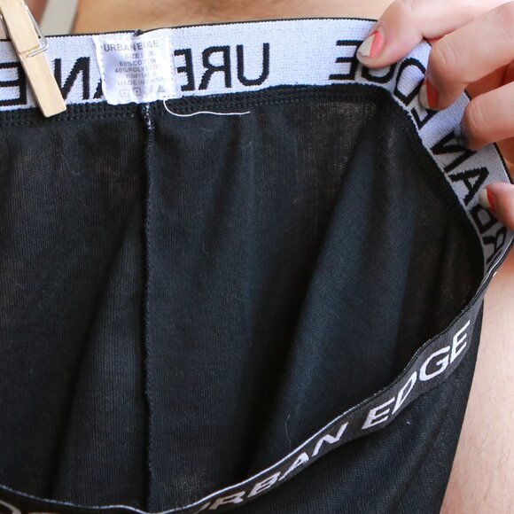 Urban Edge Black Cotton Polyester Boxer Brief Trunks 2XL - Picture 12 of 12